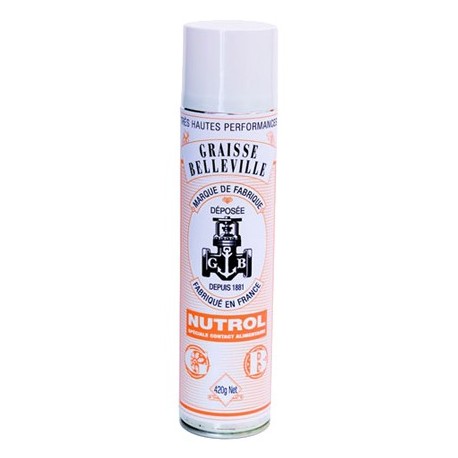 [GBA-400A] GRAISSE BLANCHE ALIMENTAIRE NUTROL - AEROSOL DE 400ml