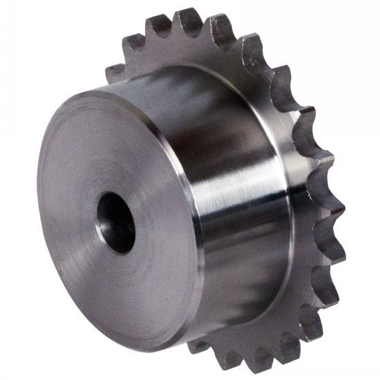 [10B1Z13] PIGNON SIMPLE AVEC MOYEU ISO 10B1 - 5/8” x 3/8”- PAS 15.875 x 9.65mm (13 dents)