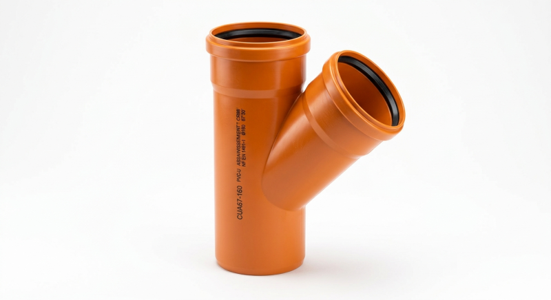 [CUA67-110] CULOTTE PVC ASSAINISSEMENT 67°30 FF A JOINT (CULOTTE PVC ASSAINISSEMENT 67°30 FF A JOINT — 110)