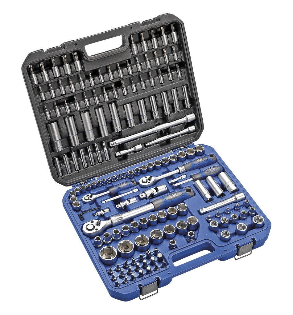 [192386] JEU CLE A DOUILLE 1/2" - 1/4" - 3/8"  -    155 PIECES -ALYCO