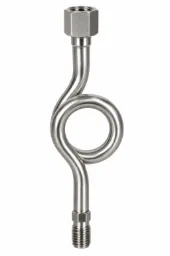 SIPHON POUR MANOMÈTRE TYPE QUEUE DE COCHON – M/F – INOX 316 TI – DN15 (1/2")