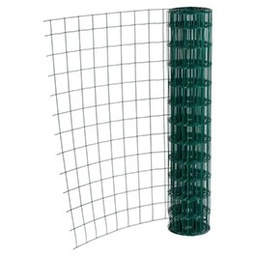 GRILLAGE A LAPIN PETITES MAILLES CARRE PLASTIFIE VERT ( 13x13) - Ø FIL 1.6 - Haut.1m - Rlx 25m