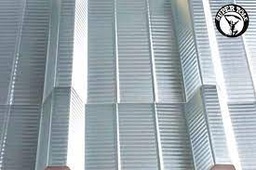 [TB4-06] TOLE BAC ALU PUR A 98% - LONG 1 - 12m - LARG 800mm - Ep 7/10è - PROFIL: 4 OND