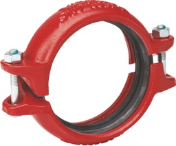 COLLIER DE SERRAGE FIRELOCK VICTAULIC GALVA / EPDM - ROUGE