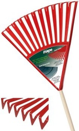 BALAI A FEUILLES POLYMERE 65CM AVEC MANCHE