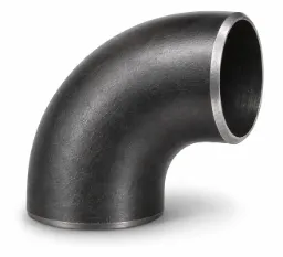 COUDE ACIER NOIR 1D ( RAYON STANDARD - SR) A 90° - SCH40 - A SOUDER