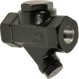 PURGEUR THERMODYNAMIQUE ACIER NOIR TARAUDE