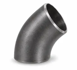 COUDE A SOUDER A 45° LR ACIER AU CARBONE P265GH - SCH20 - SANS SOUDURE - SERIE E ASTM