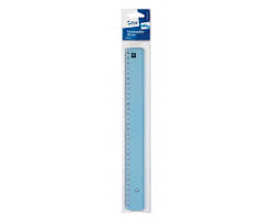 REGLE PLATE PLASTIQUE DE 30 CM