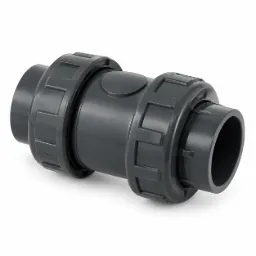 CLAPET ANTI-RETOUR À BOULE LIBRE – PVC-U – FEMELLE À COLLER – JOINTS EPDM – PN16