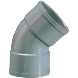 COUDE PVC FF SIMPLE - ANGLE 45°