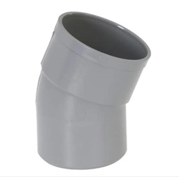COUDE PVC ÉVACUATION 22°30 MF À COLLER