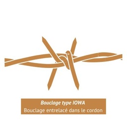 FIL BARBELE - RONCE ARTIFICIELLE - 4 PICS TYPE IOWA - GALVA  - RLX 100 ml